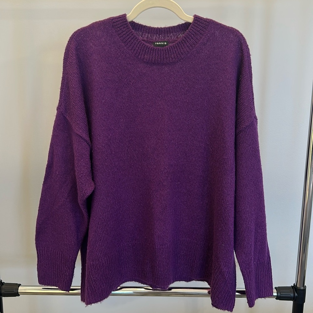 Torrid Crew Neck Pullover Sweater